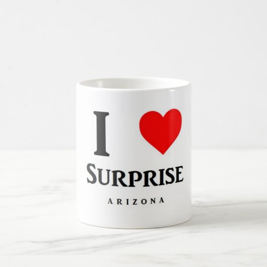 Ik hou van verrassingen koffiemok (Center)