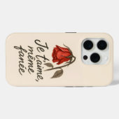 Ik Hou Van Verwelkte Roos Case-Mate iPhone Case (Achterkant (horizontaal))