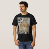 Ik hou van vetkatten en ik kan niet liegen. Funny  T-shirt (Voorkant volledig)