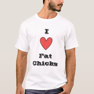 Ik hou van vetkuikens t-shirt