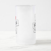 Ik hou van Victoria Australië Matglas Bierpul (Center)