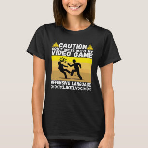 Ik hou van video games controller ideaal voor game t-shirt
