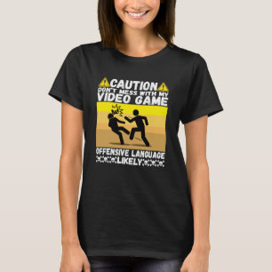 Ik hou van video games controller ideaal voor game t-shirt