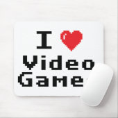 Ik hou van videogames muismat (Met muis)