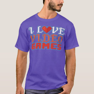 Ik hou van videospellen cadeau Premium T-shirt