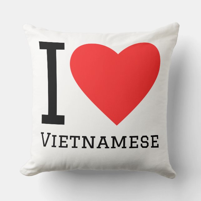 Ik hou van Vietnamees Kussen (Voorkant)