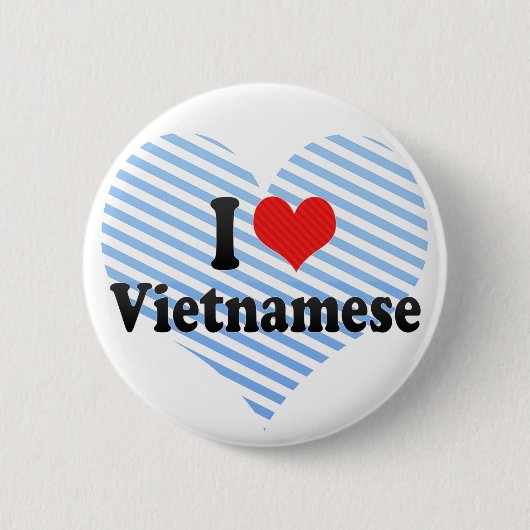 Ik hou van Vietnamees Ronde Button 5,7 Cm (Voorkant)