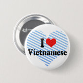 Ik hou van Vietnamees Ronde Button 5,7 Cm (Voorkant /achterkant)