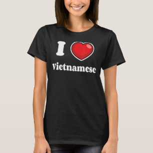 Ik hou van Vietnamese Big Heart Vietnam Pride T-shirt