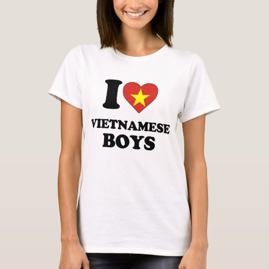 Ik hou van Vietnamese jongens T-shirt (Voorkant)