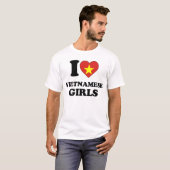 Ik hou van Vietnamese meisjes T-shirt (Voorkant volledig)