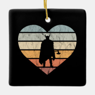 Ik hou van Viking krijger met bijl Keramisch Ornament