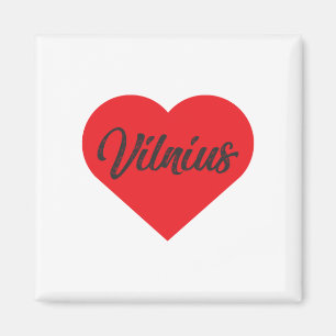 Ik hou van Vilnius - Litouwen Magneet