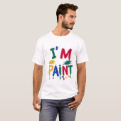 Ik hou van vingerverf Ik ben Paint Couple T-shirt (Voorkant volledig)
