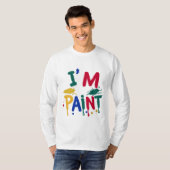 Ik hou van vingerverf Ik ben Paint Couple T-shirt (Voorkant volledig)