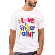 Ik hou van vingerverf