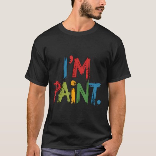 Ik hou van vingerverven Ik verf grappig stel Vale T-shirt (Voorkant)