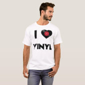 Ik hou van vinyl t-shirt (Voorkant volledig)