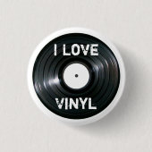 Ik hou van vinylplaat Button (Voorkant)