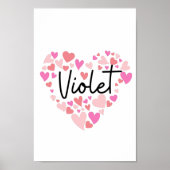 Ik hou van Violet Poster (Voorkant)