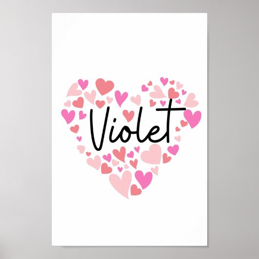Ik hou van Violet Poster (Voorkant)