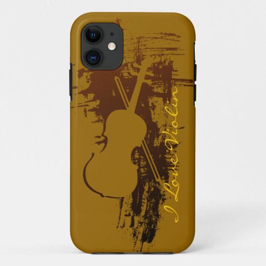 Ik hou van Violin Case-Mate iPhone Case (Achterkant)