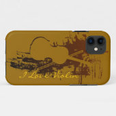 Ik hou van Violin Case-Mate iPhone Case (Achterkant (horizontaal))