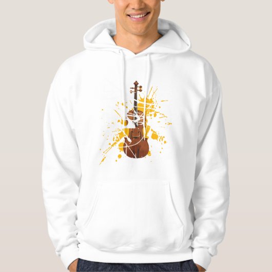 Ik hou van Violin Hoodie (Voorkant)