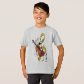 Ik hou van Violin T-shirt (Voorkant volledig)