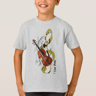 Ik hou van Violin T-shirt