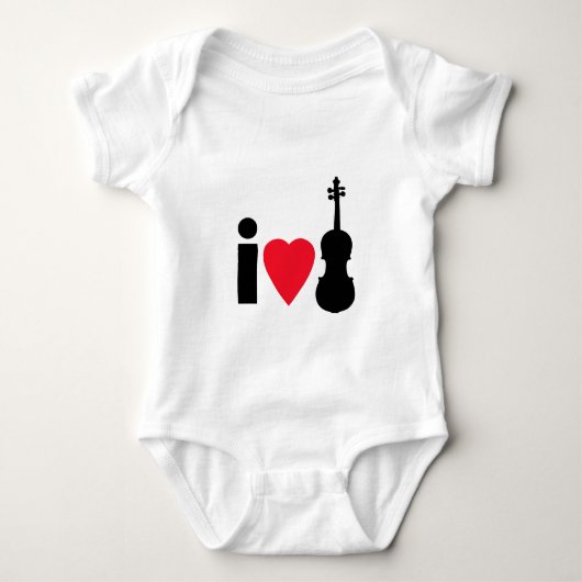 Ik hou van Violins Romper (Voorkant)