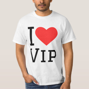 Ik hou van vip t-shirt