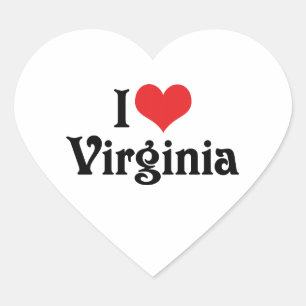 Ik hou van Virginia Hart Sticker
