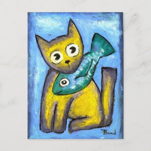 Ik hou van vis briefkaart (Voorkant)