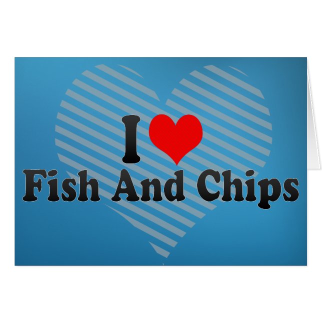 Ik hou van vis en chips (Voorkant Horizontaal)