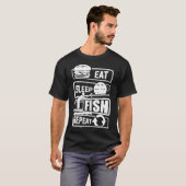 Ik hou van vissen dames shirt (Voorkant volledig)