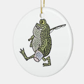 Ik hou van vissen! keramisch ornament (Links)