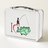 Ik hou van vissen met een rood hart (Achterkant)