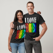 Ik hou van vissen t-shirt (Unisex)