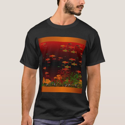 Ik hou van vissen t-shirt (Voorkant)