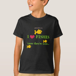 Ik hou van vissen... t-shirt