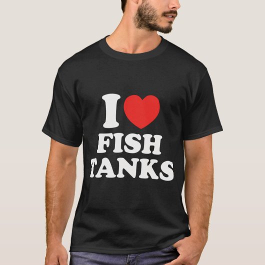 Ik hou van vissenkommen t-shirt (Voorkant)