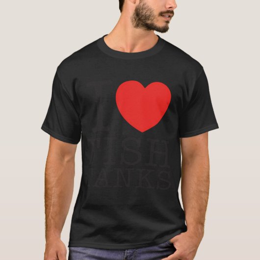 Ik hou van vissenkommen t-shirt (Voorkant)