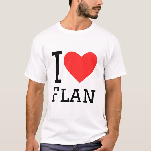 Ik hou van vlaai t-shirt (Voorkant)