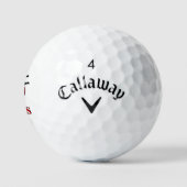 Ik hou van vleermuizen golfballen (Logo)