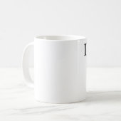 Ik hou van vlees koffiemok (Voorkant links)