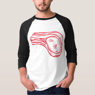 Ik hou van vlees t-shirt