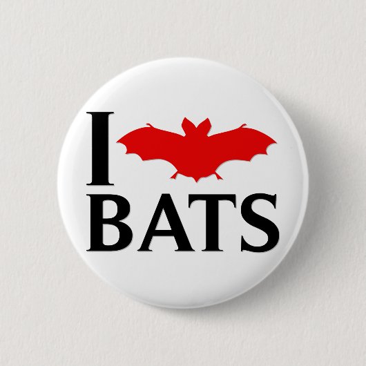 Ik hou van vlekken ronde button 5,7 cm (Voorkant)