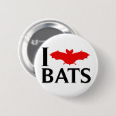 Ik hou van vlekken ronde button 5,7 cm (Voorkant /achterkant)
