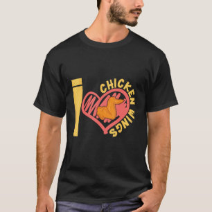 Ik hou van vleugels hete vleugels 1 t-shirt
